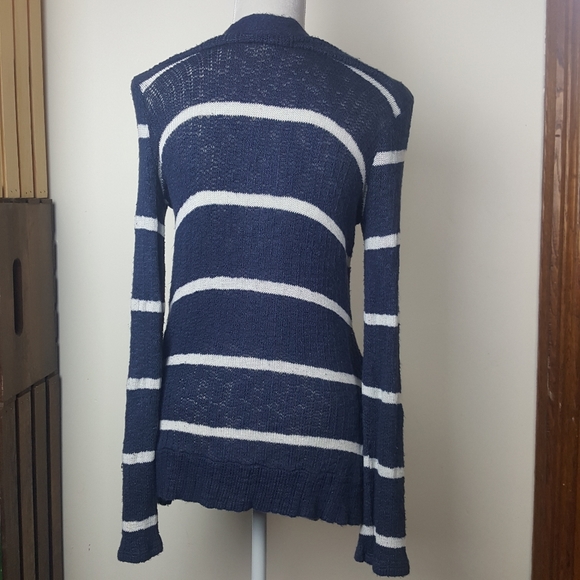 Splendid Striped Open Front Cardigan Sweater - Picture 2 of 7
